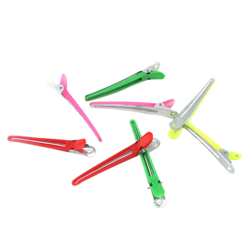 12 Pcs Salon Styling tools Section Aluminum Plastic Hair Clips Hair Clip Professional Hairdressing Cutting