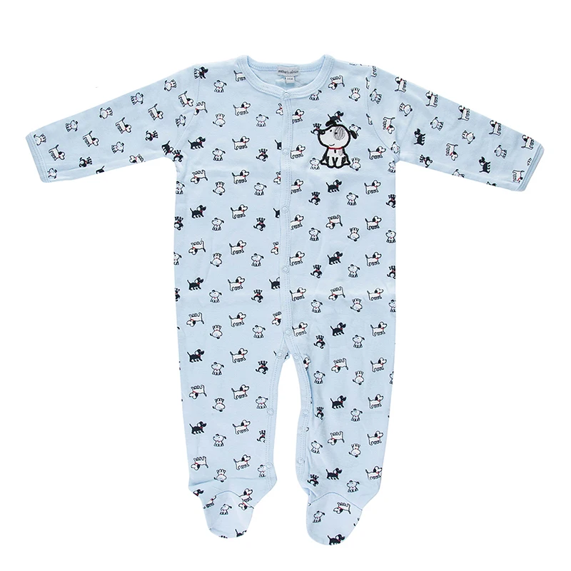 2018 2 Pieceslot Baby Rompers Long Sleeve Toddler Girls Overalls Autumn Underwear Newborn Pajamas Infant Baby Boys Clothing (4)