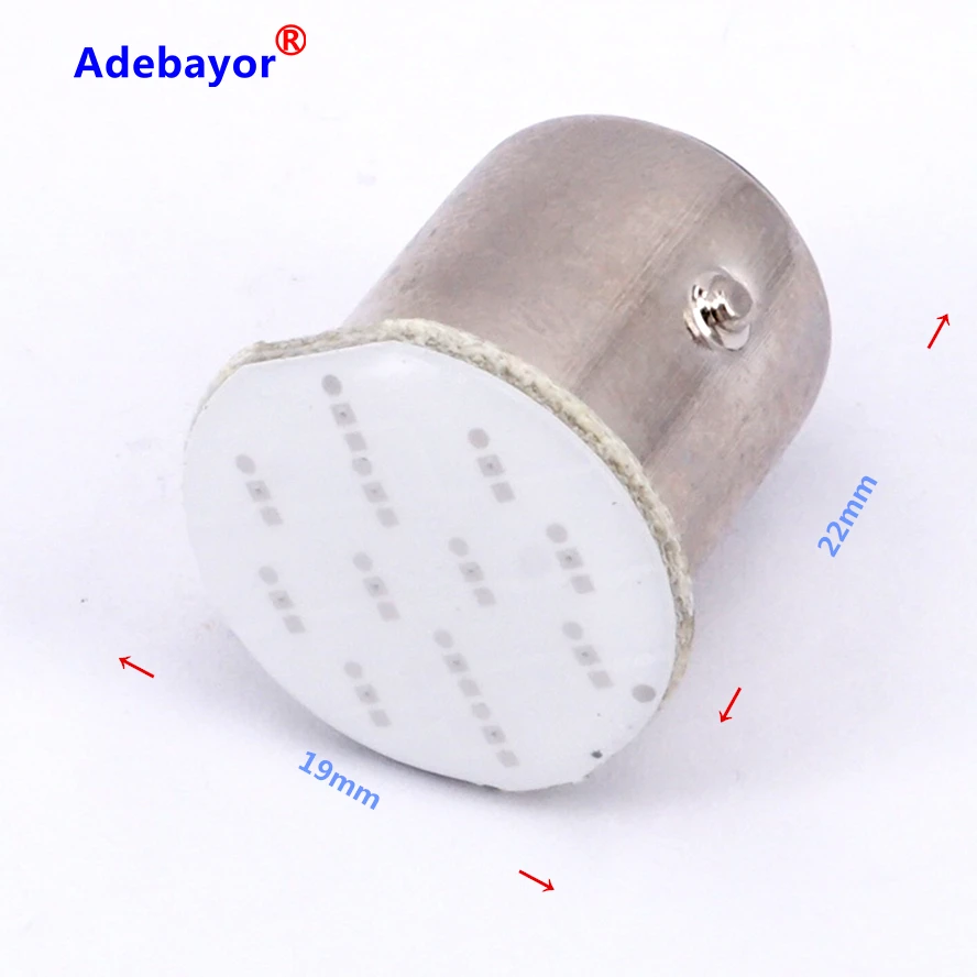 Светодиодный стоп сигнал BAY15D COB 12 SMD 1 шт. P21W автомобильный для парковки задним