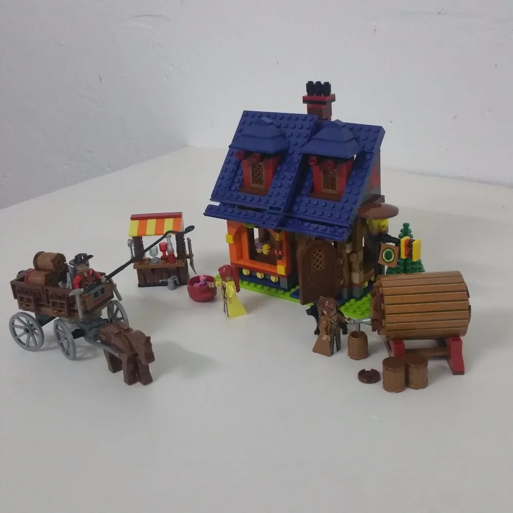 Модель совместима с A28704 686 шт счастливые модели фермы строительные наборы блоки игрушки хобби для мальчиков и девочек