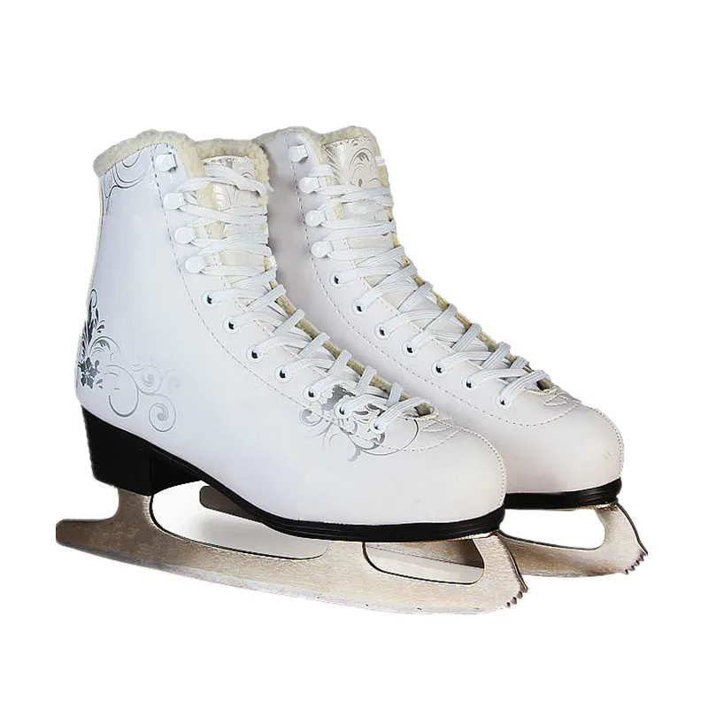 VIK MAX factory outlet white figure skate shoes two size left ice skate