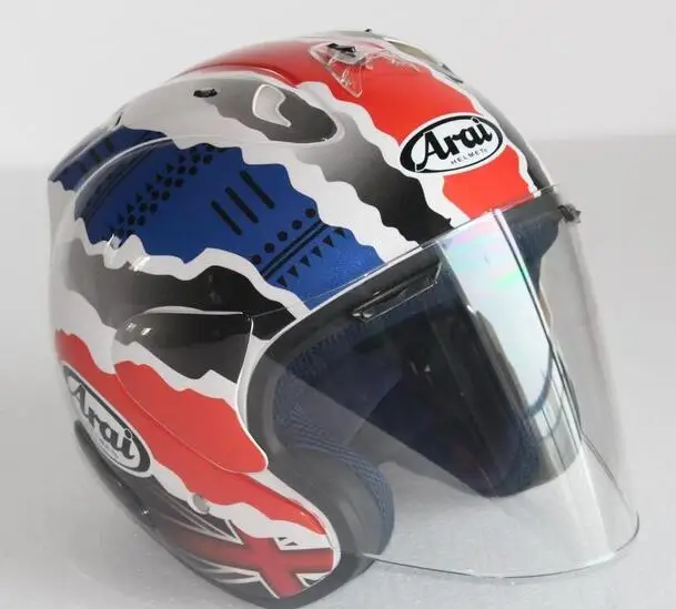 Фиолетовый Лидер продаж шлем arai мотоциклетный шлем половина открытым уход за кожей лица шлем Мотокросс Размеры: Размеры s m l xl XXL, Capacete - Цвет: Фиолетовый