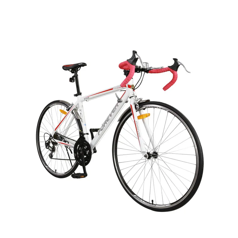 Aluminum alloy road bike 21-speed double-brake adult bicycle