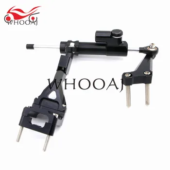 

Aluminum Steering Stabilize Motorcycles Damper Bracket Mount Kit For Kawasaki Z250 Z 250 2015-2016 Z300 2015-2016