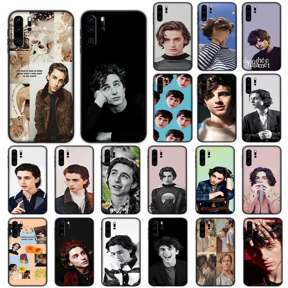 

Timothee Chalamet Soft Case for Huawei P30 P20 P10 Lite Pro P Smart 2019 Cover