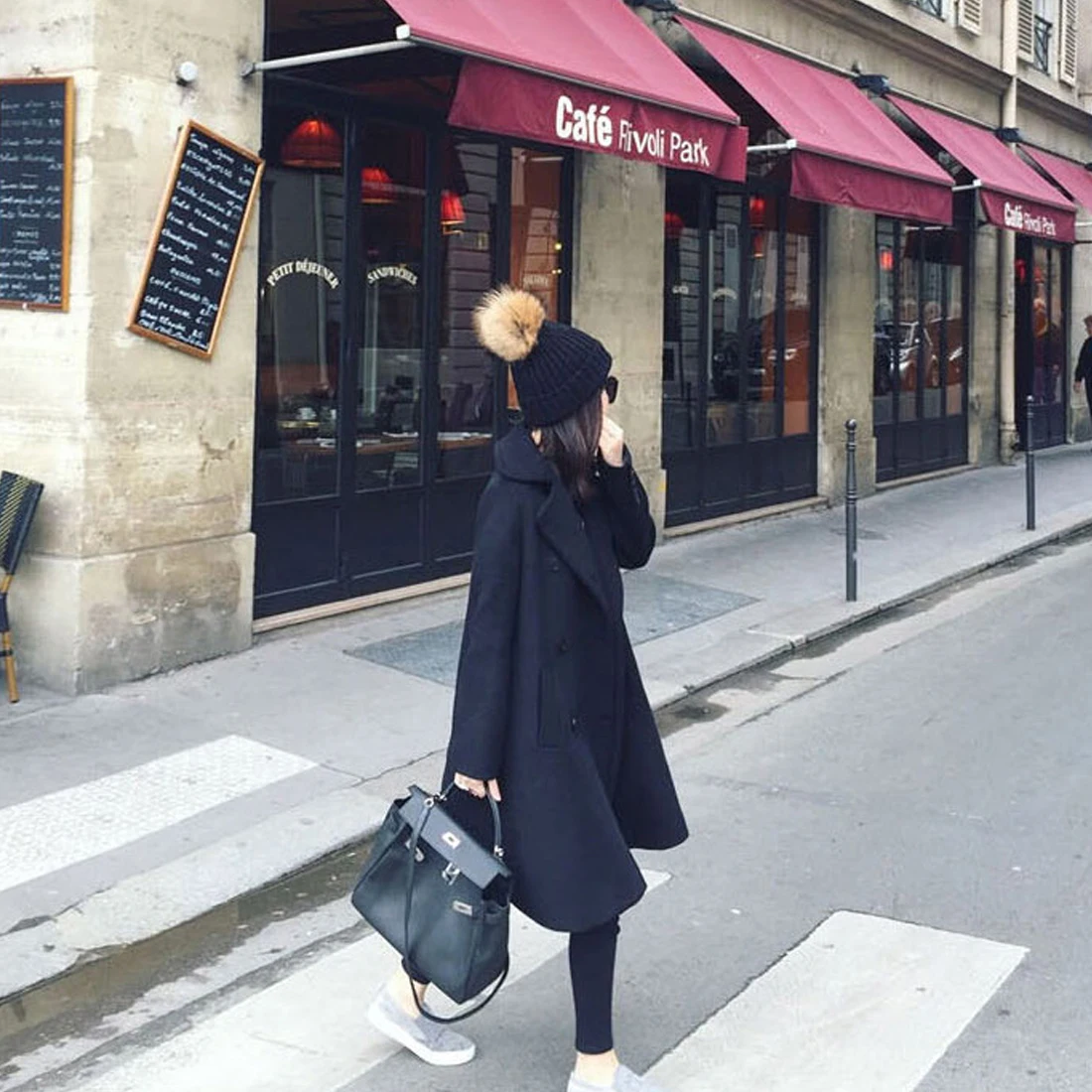 

Fashion Design Women Spring Winter Hats Beanies Knitted Cap Crochet Hat Rabbit Fur Pompons Ear Protect Casual Cap