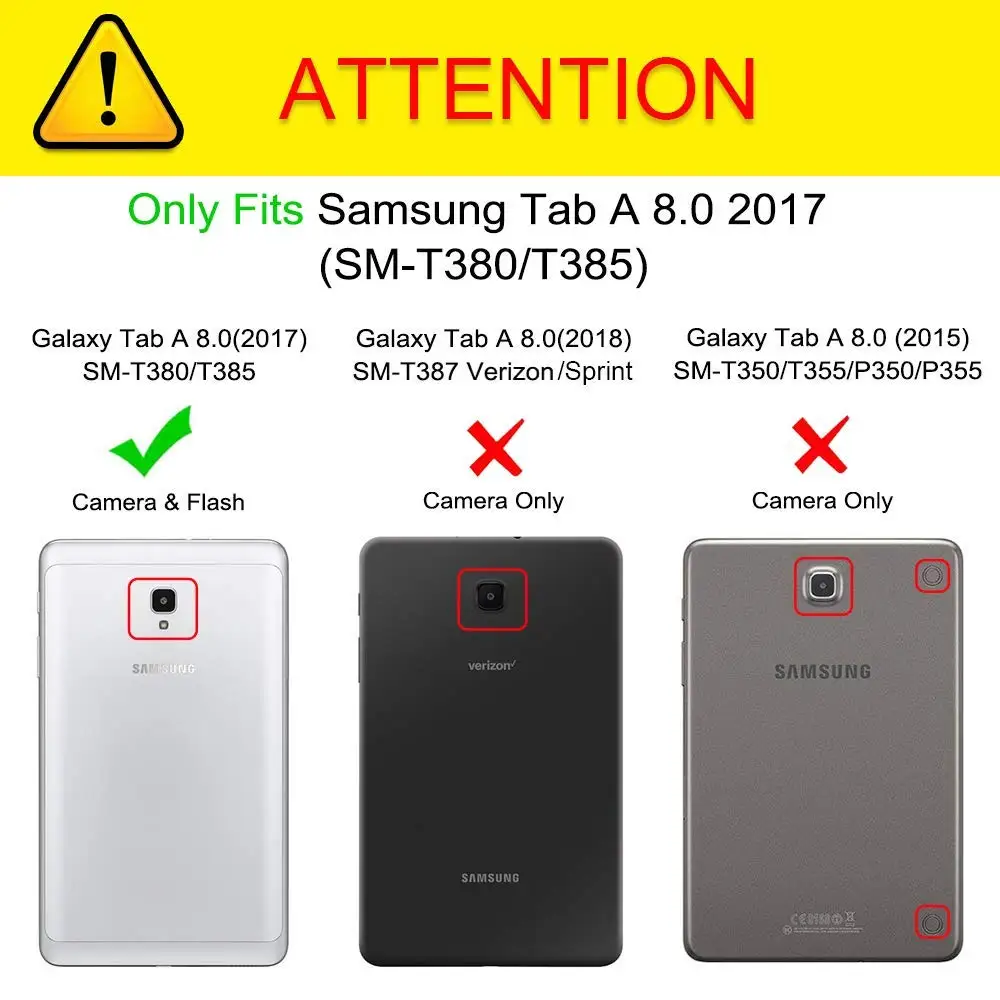 Чехол для samsung Galaxy Tab A 8 0 T380 T385 2017 Защитный Гибридный ударопрочный чехол