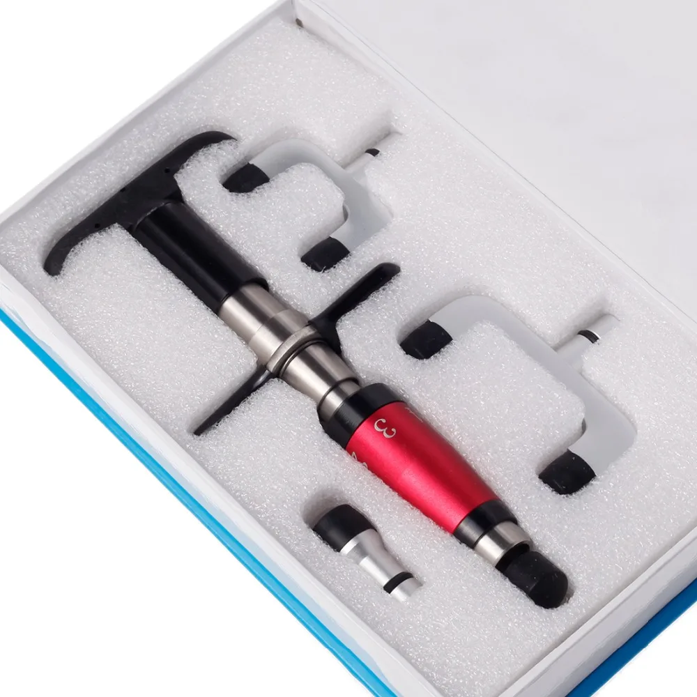 Инструмент для регулировки позвоночника 6 уровней 3 головки высокое качество 2016