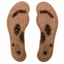 1 пара Женская Мужская обувь стельки Магнитная для терапии оздоровительный массаж Удобная подкладка унисекс Новинка