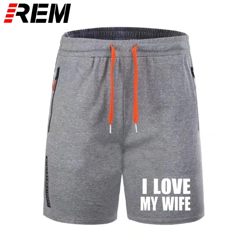 REM/Лидер продаж; модная одежда; повседневная одежда с надписью «I LOVE MY WIFE FISHINGER»; хлопковые забавные трусики из ткани - Цвет: gray white