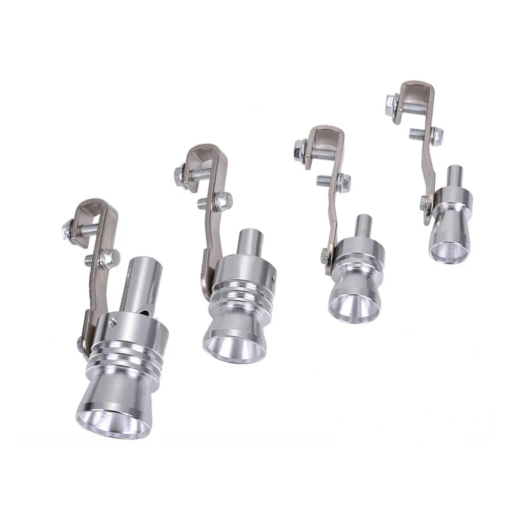 Car Auto Exhaust Pipe Straight Tailpipe Accessory Loud Whistle Sound Maker Professional Parts 4pc S, M,L, XL Sound Maker