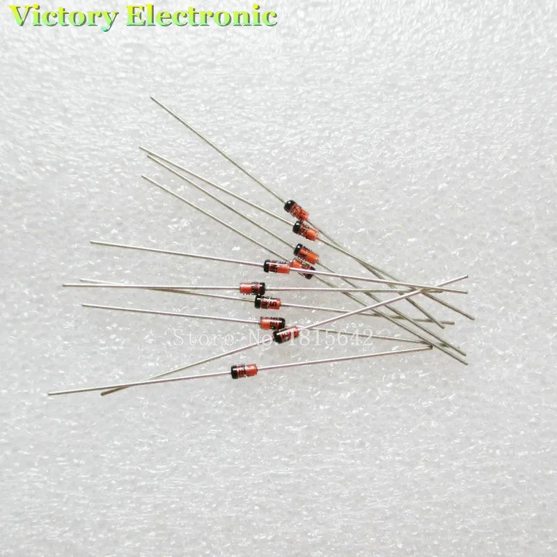 

New 100PCS/Lot 1n4732 IN4732 1N4732A 4732 DO-41 Zener Diode 1W 4.7V 4V7 diode