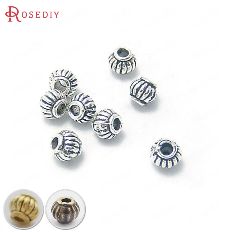 50pcs 7//9mm Silver Plated Drop Alloy Teardrop Loose Spacer Beads Charms Jewelry