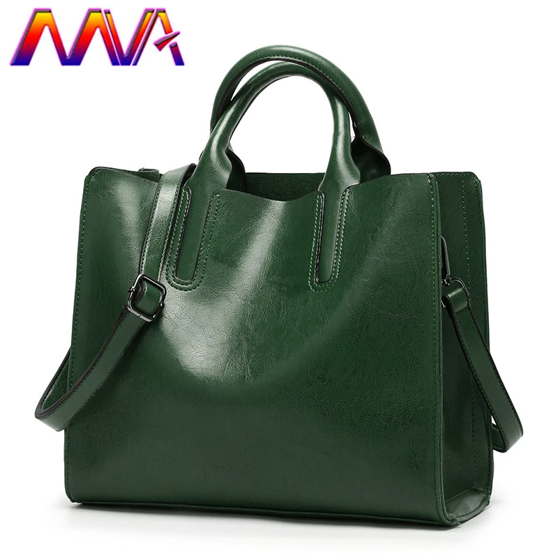 

MVA Fashion Lady Leather Bag Oil Wax Female Shoulder Bag Women Messenger Bag for Hot Sale Fashion Women Leather Handbags