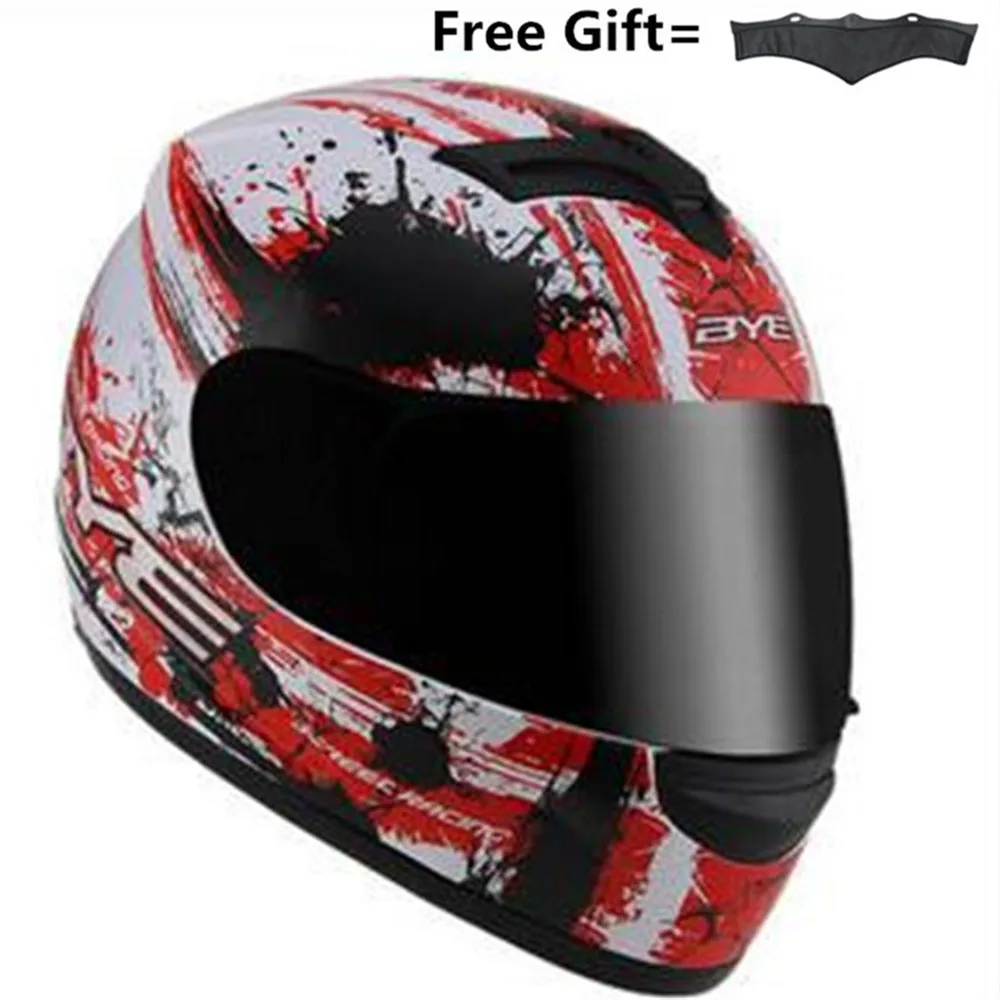 Белый мотоциклетный шлем Темный или прозрачный Лен s m oto шлем анфас мотоциклетный шлем мотоциклетный гоночный внедорожный Шлем s m l XXl