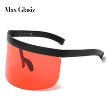 Картер очки оверсайз модные уникальные солнцезащитные очки большая рамка для очков без оправы дизайн Для женщин Для мужчин солнцезащитные очки UV400 унисекс очки