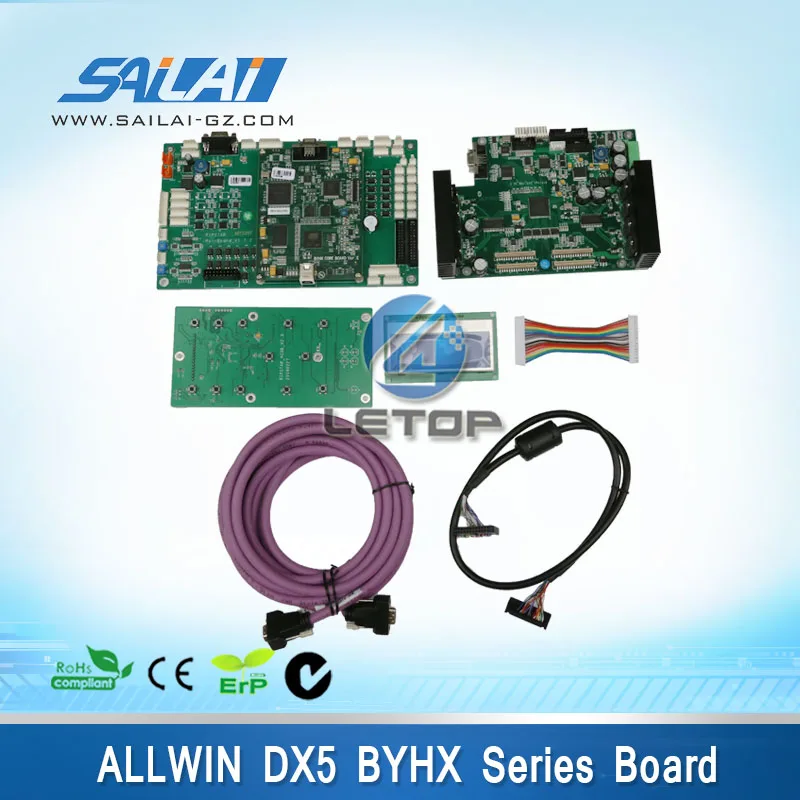 Лучшая цена! Набор allwin dx5 печатающая головка эко сольвентный принтер byhx основная плата головная плата