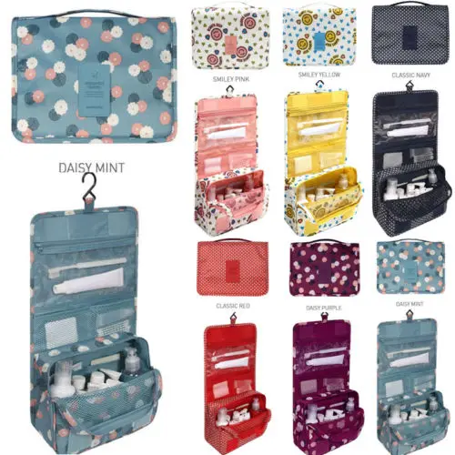  Travel Cosmetic Makeup Toiletry Case Wash Organizer Storage Pouch Hanging Bag