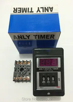 

1Set ASY-3D DC 12V Power ON Delay Timer Time Relay 1-999 Seconds with Base