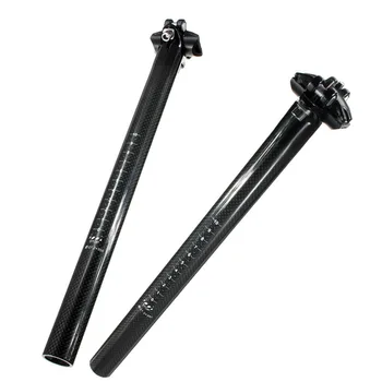 

Mountain Bike Seatpost Carbon Fiber Cycling Parts MTB Road Seat Post 25.4/27.2/30.8/31.6x350/400MM Seat Tube Bicycle Accessories