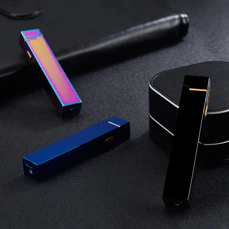 Портативная мини зажигалка с usb зарядкой электрическая двойной дугой