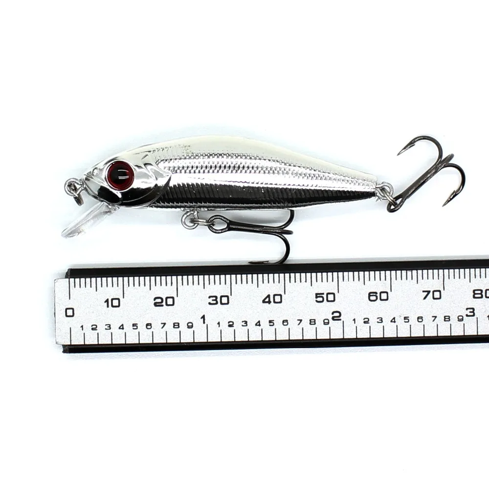 AOCLU jerkbait wobblers سوبر جودة 6 ألوان 55 مللي متر الصلب الطعم أسماك Crankbait الصيد السحر غرق VMC السنانير شحن مجاني AOCLU jerkbait wobblers سوبر جودة 6 ألوان 55 مللي متر الصلب الطعم أسماك Crankbait الصيد السحر غرق VMC السنانير شحن مجاني