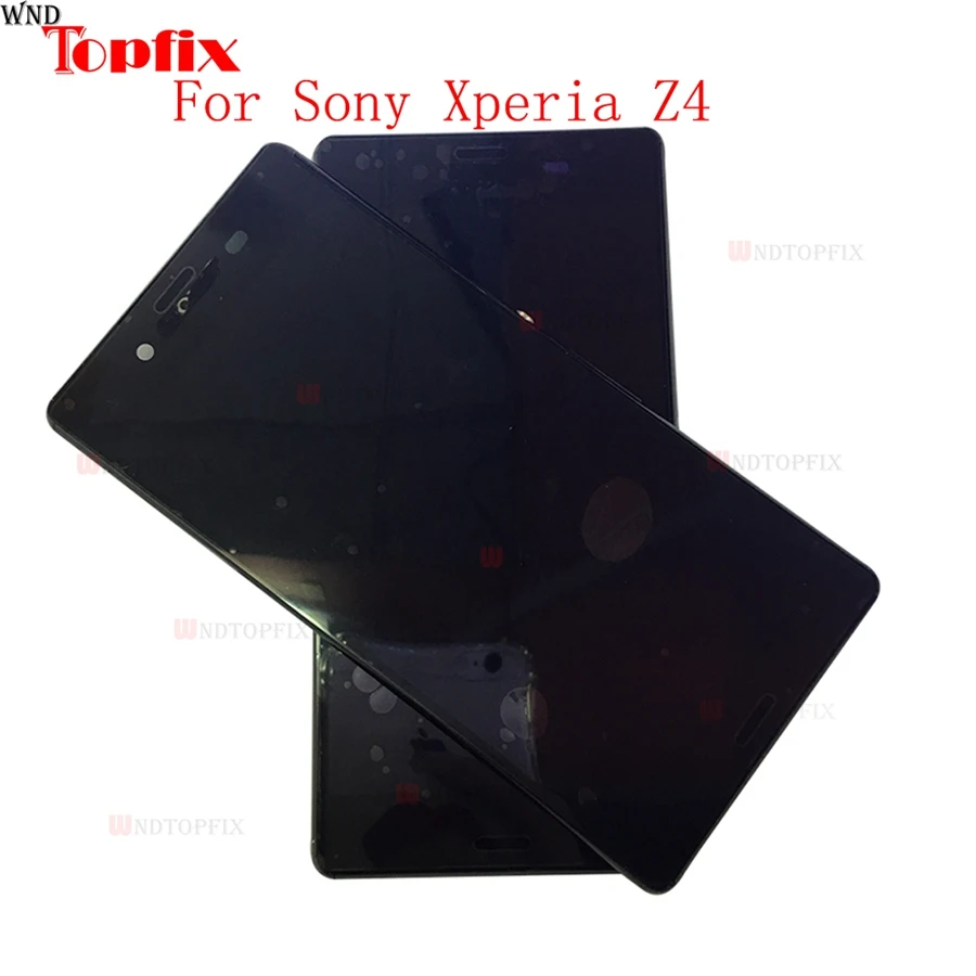 For Sony Xperia Z3 Plus Z4 E6553 5.2Inch LCD Display Touch Screen Digitizer With Frame LCD Assembly Replacement For Sony Z4     (4)