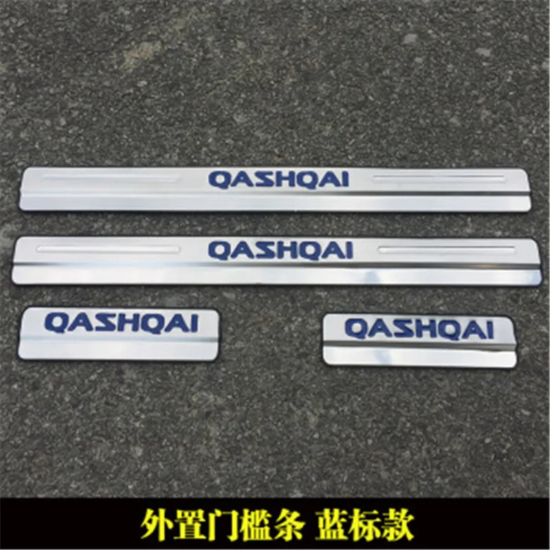 

For 2015-2018 Nissan Qashqai J11 Stainless Steel Scuff Plate Door Sill Welcome Pedal Protector Sticker Car Styling Accessories