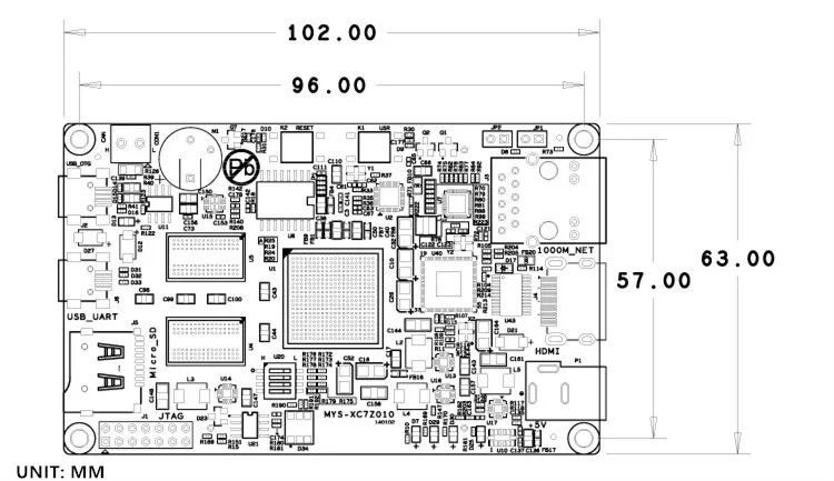 ARM Cortex A9+ XILINX ZYNQ-7010 FPGA макетная плата Xilinx XC7Z010 интерфейсная плата Монтажная плата демонстрационная плата