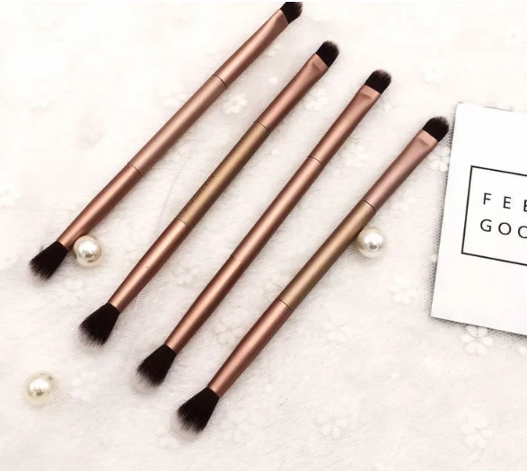

Newest Double Headed Cosmetics Blending Eyeshadow Eye Shading Socket Brushes