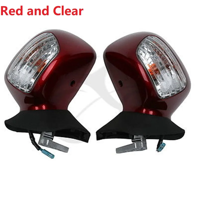 3 стиля зеркало заднего вида пурпурно сигнал поворота для Honda Goldwing GL1800 2001-2011 10 оранжевый Дым Прозрачный мотоцикл