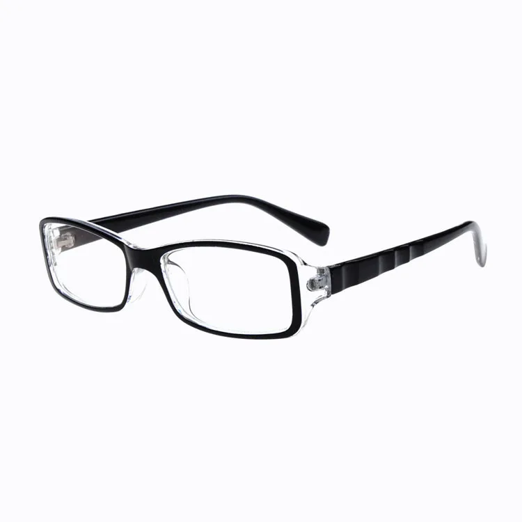 Transparent Black Женские и мужские очки для чтения, анти радиационные компьютерные очки, материал для женщин и мужчин, классические очки для чтения, оправа для очков - Цвет оправы: Transparent Black