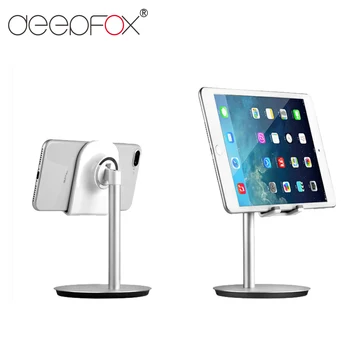 

Adjustable Aluminum Alloy Cell Phone Tablet Holder For Ipad Pro Iphone XS XR Samsung Tablet Mobile Phone Desk Stand Mount