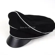 WW2 немецкая армия полевые маршалы генералы офицеры дробилка шапка с козырьком, Кепка черная