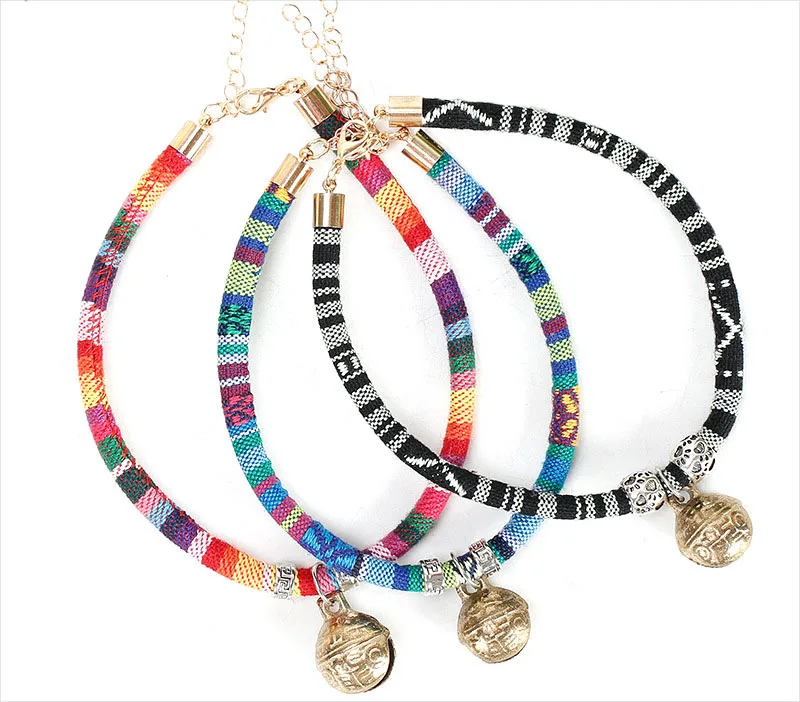 ethnic style dog necklace
