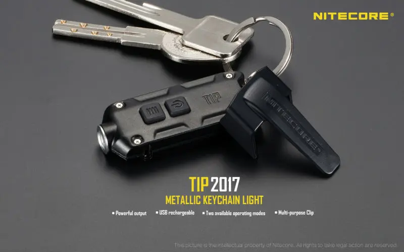 NITECORE металлический USB Перезаряжаемый с батареей кнопочный световой наконечник наружный Повседневный Кемпинг Пешие Прогулки Ночная езда Рыбалка Путешествия свет