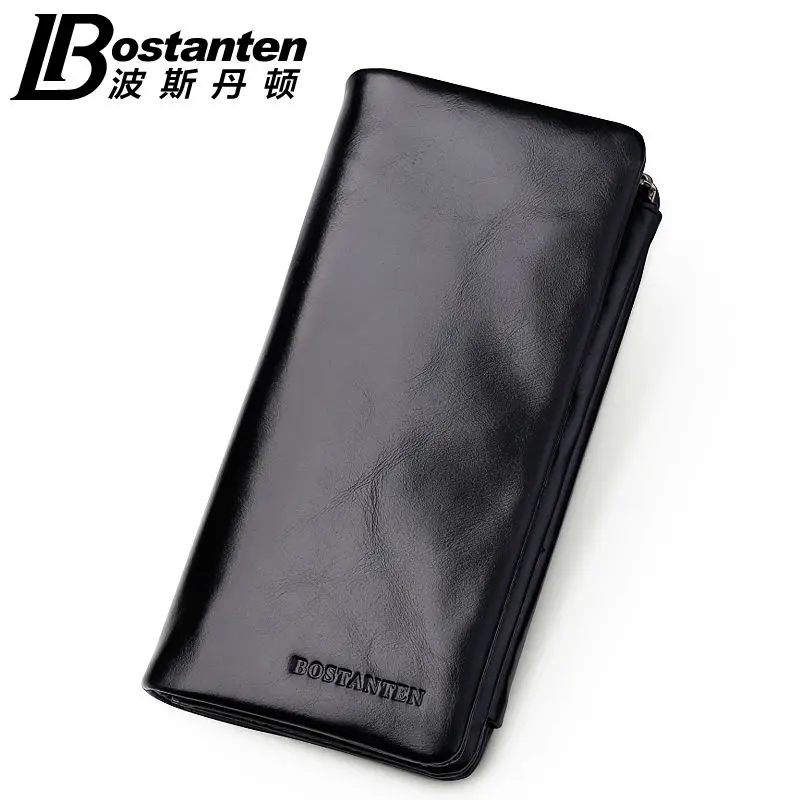 

New Men's Genuine Leather Real Cowhide Business Handbag Wallet Money Clip Coins Holders Cluth Hand Bag Purse