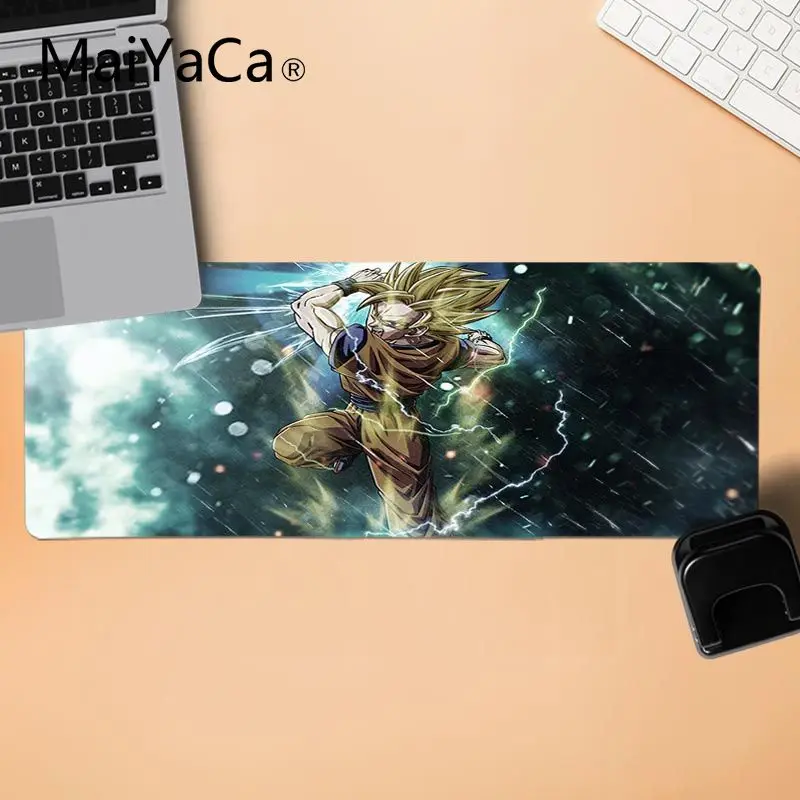MaiYaCa Подарочный коврик для мальчика Dragon Ball Z игровой коврик для мыши для ноутбука игровой коврик для мыши - Цвет: LockEdge 30X90cm