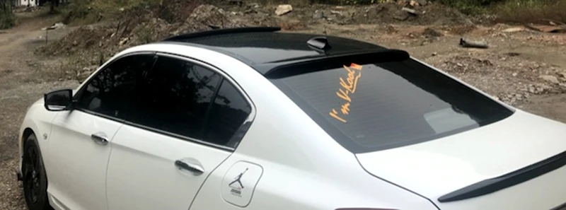 Car Tail Wing Decoration For Honda Accord 9th ABS Plastic Primer Color Rear Trunk Spoiler