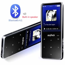 Bluetooth 4,1 MP3-плеер 2,4 дюймов HD lcd дисплей 8 ГБ портативный MP3 музыкальный плеер с динамиком цифровой fm-радио, электронная книга, TF карта