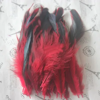 

Cheap! 50pcs Color Beautiful Rooster feathers 5-8''/12.5-20cm pheasant chicken plume Free shipping red