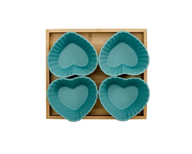 6 Creative Household Tableware Fruit Plate Snack Dish Ceramic Bowl Grid Plate Nut Sauce Bowl Candy Dish For Kitchen Supplies - Цвет: 6