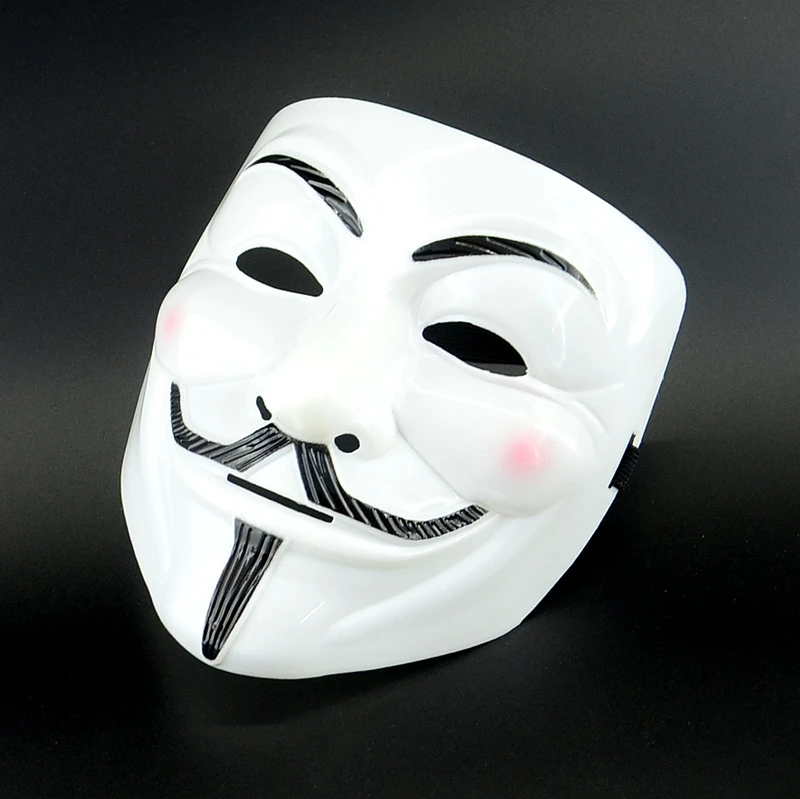 

5pcs/lot Anonymous Movie Guy Fawkes Costume V for Vendetta Mask