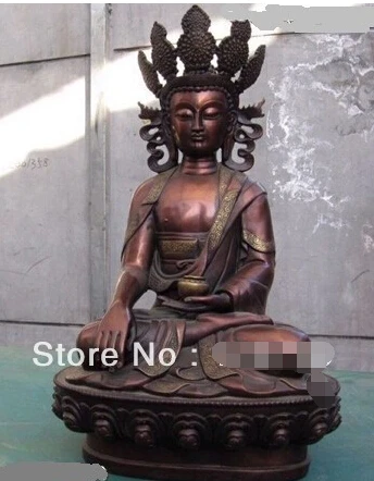 

Free Shipping 019 INCH Tibet Pure Red bronze Tantric ACALA DHARMAPALA Bodhisattva Buddha Statue