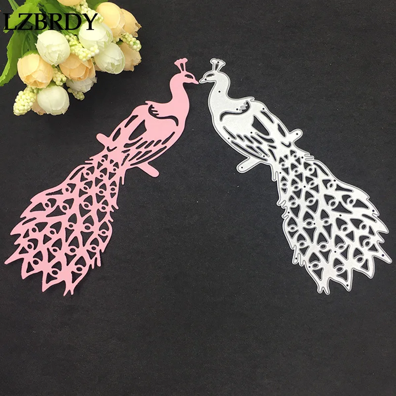 

2019 New Cute Peacock Metal Cutting Dies Kscraft Die Cuts for Scrapbooking Card Making Halloween Thanksgiving Die Cuts