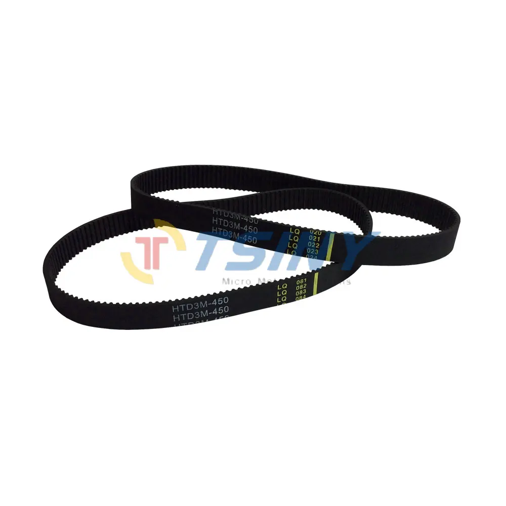 

3M Arc HTD Tooth Length 450mm Pitch 0.118" (3mm) Teeth Number 150 Synchronous Timing Belt for CNC/3D Printer Parts 2pcs