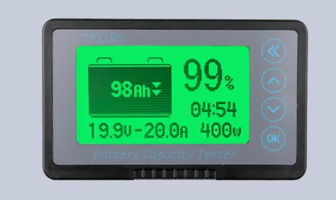 Coulombmeter вольтметр Ампер метр 10-120 В индикатор емкости батареи/индикатор уровня литиевого железа фосфат батарея тестер