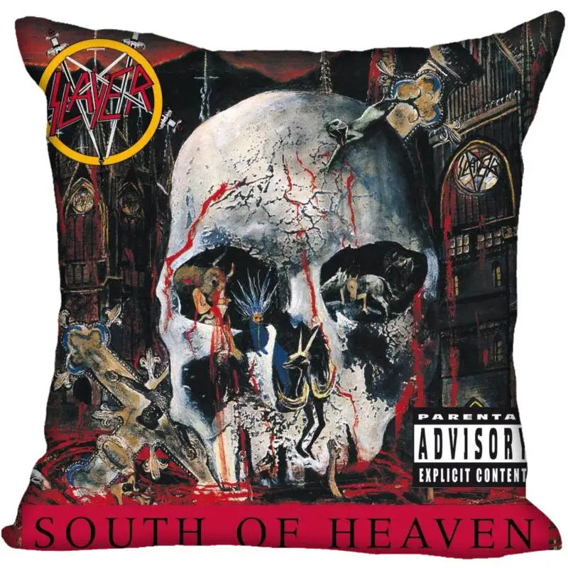 Заказная квадратная наволочка Slayer на заказ Чехол для подушки на молнии 40x40,45x45 см(с одной стороны - Цвет: Pillowcase 17