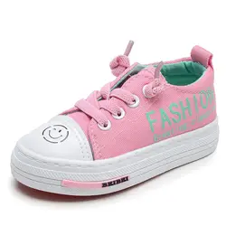 Новая детская обувь для модная одежда для девочек Повседневная детская обувь милые однотонные Дети кроссовки дышащий детская обувь для