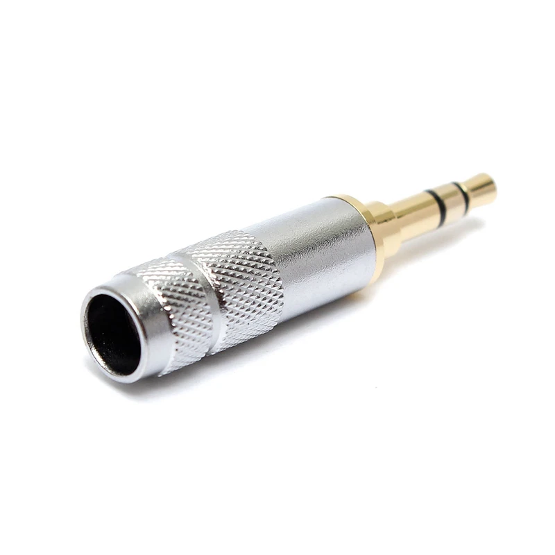LEORY 2 шт. Позолоченные 3,5 мм стерео 3-полюсный разъем для наушников аудио припои высококачественные разъемы